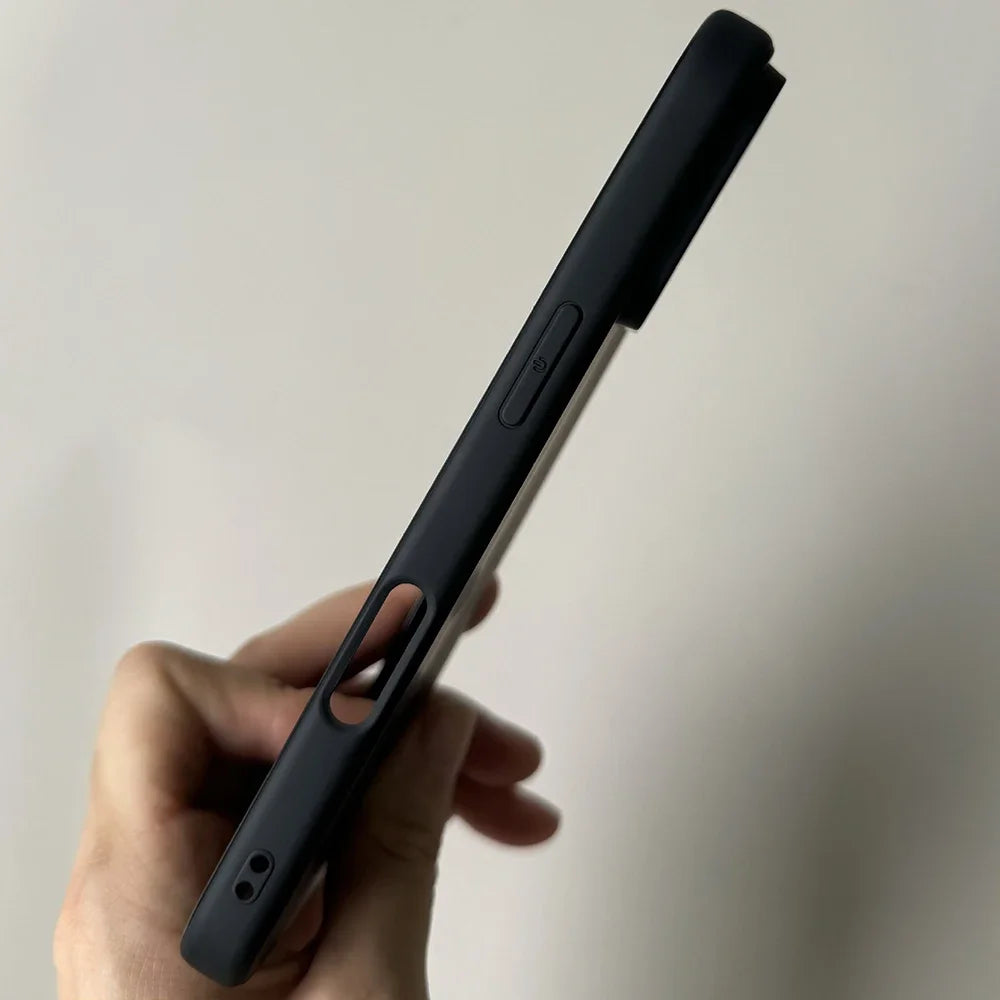 Luxury Full Matte Black Silicone iPhone Case for the iPhone 16